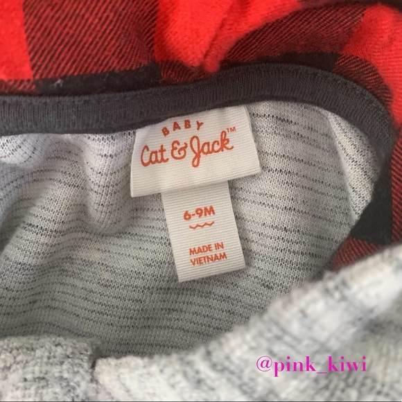 Cat & Jack Baby Boys Reindeer Romper - Picture 11 of 11